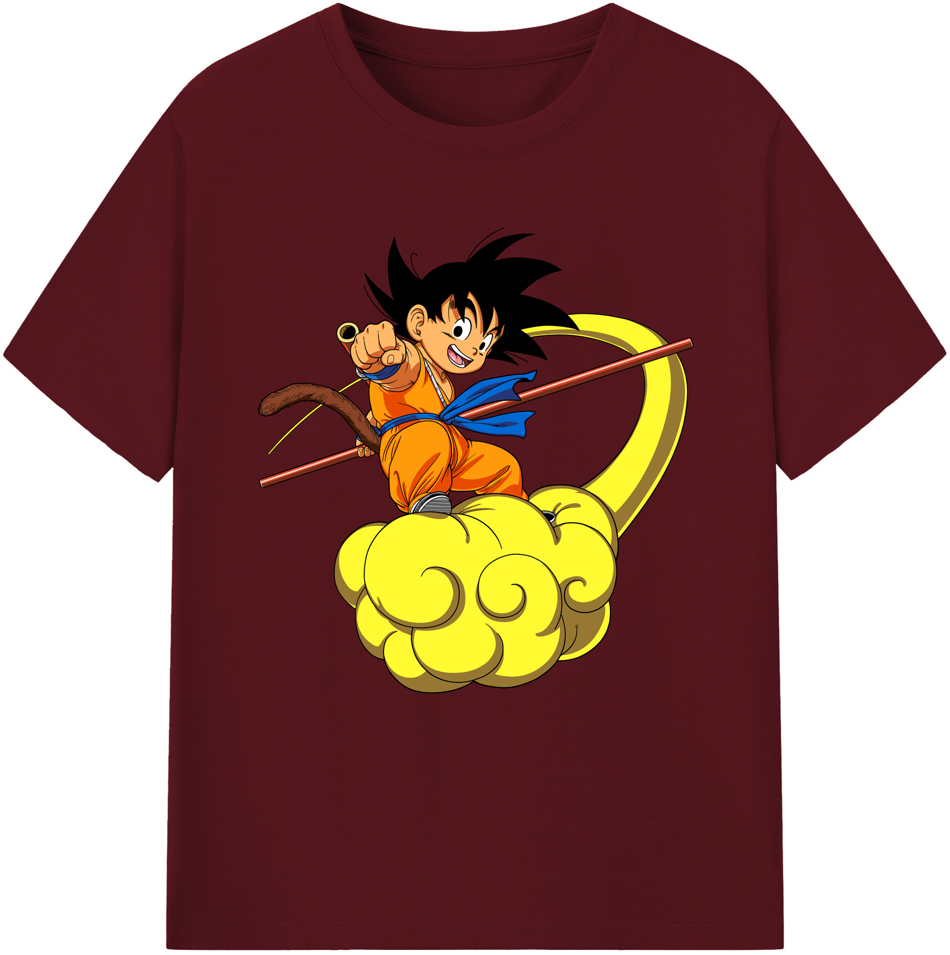 （画像用） ドラゴンボール 孫悟空（そん ごくう）Son Goku カカロット DRAGON BALL Kakarotto 綿100％半袖Tシャツ（フロントプリント）